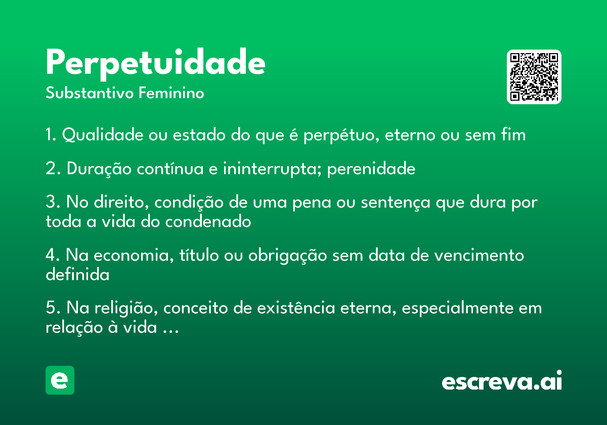 perpetuidade