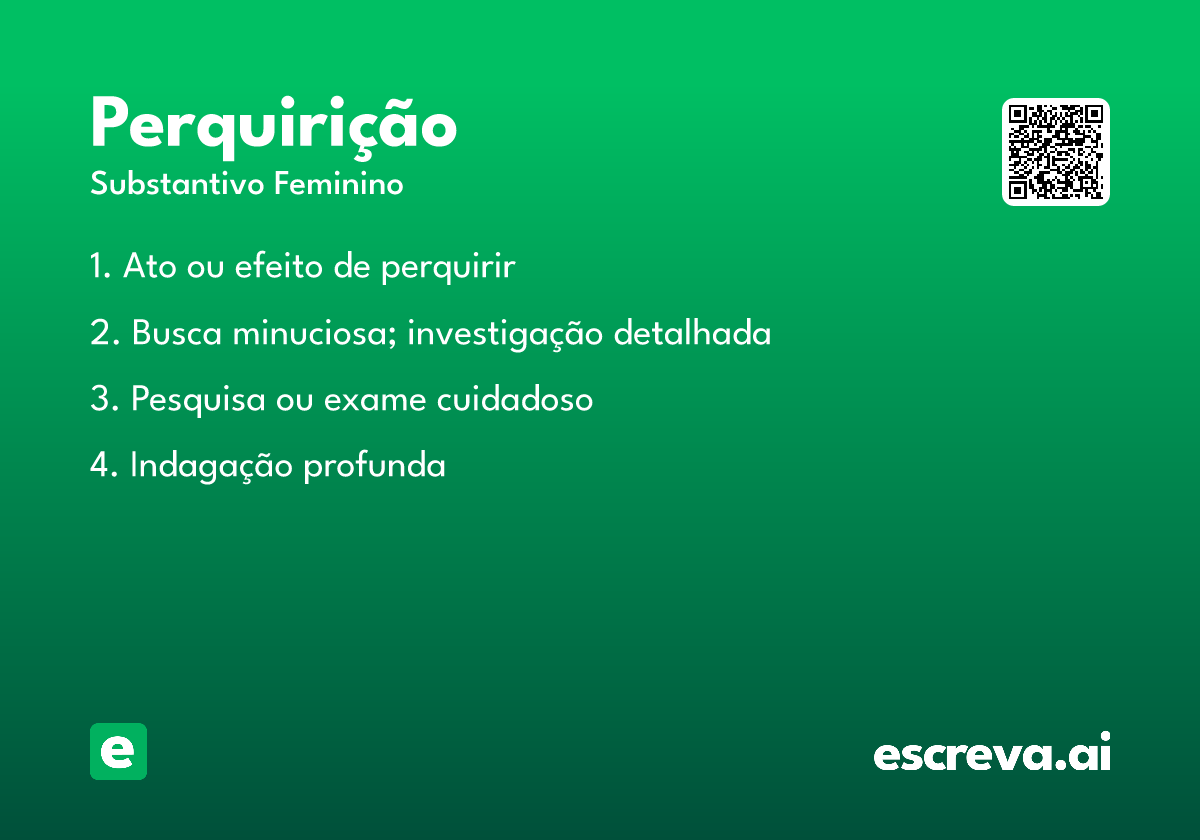 perquirição