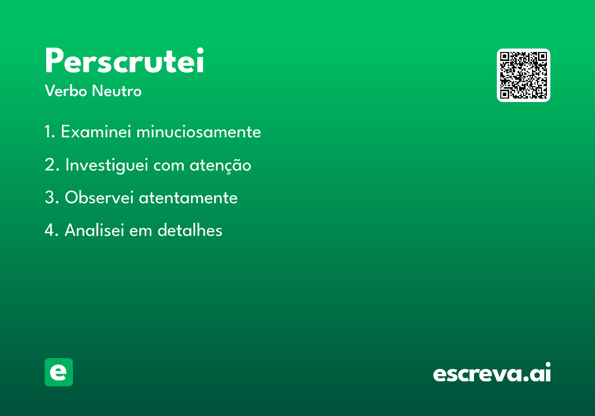 perscrutei