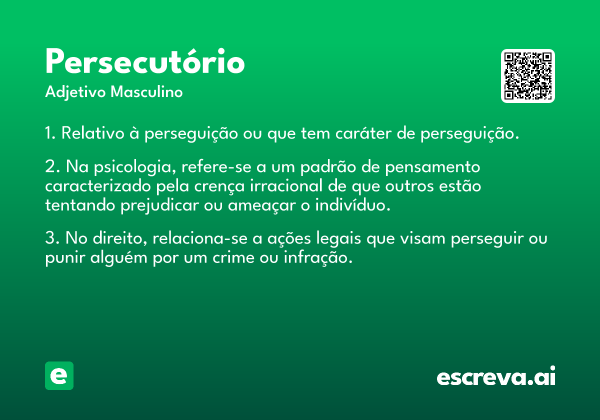 persecutório