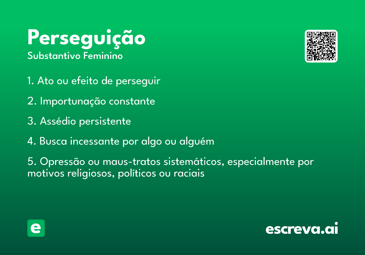 perseguição