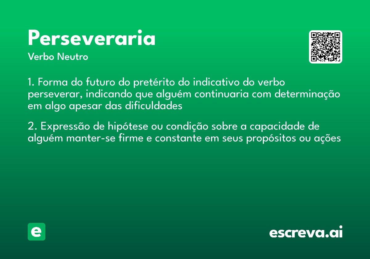 perseveraria