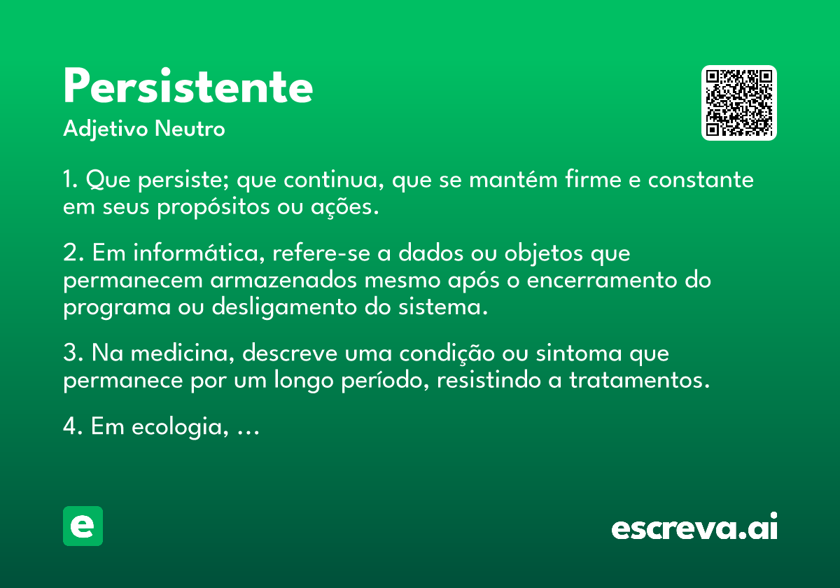 persistente