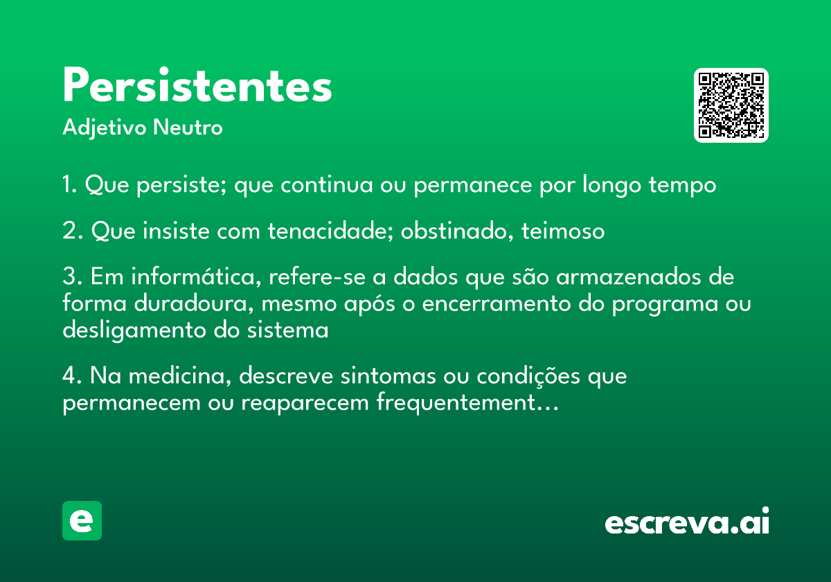 persistentes