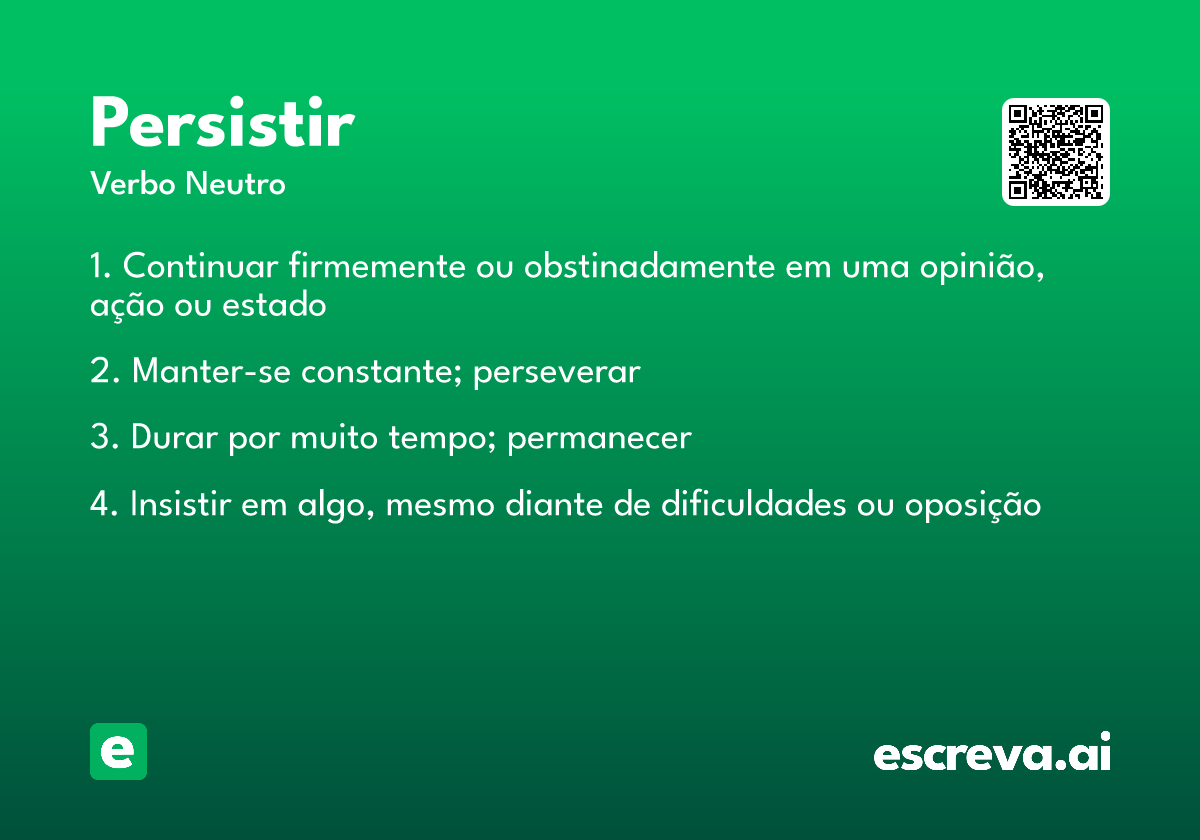 persistir