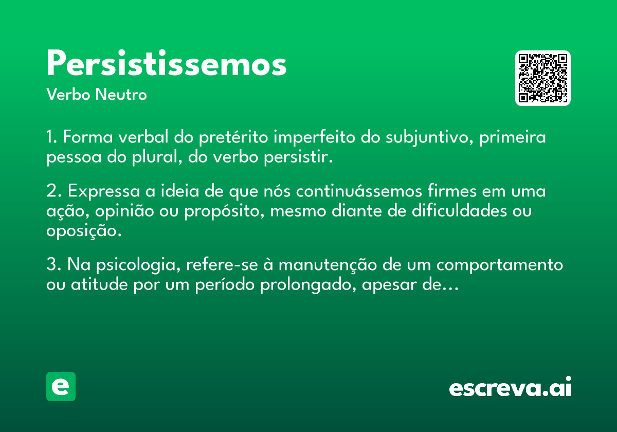 persistissemos