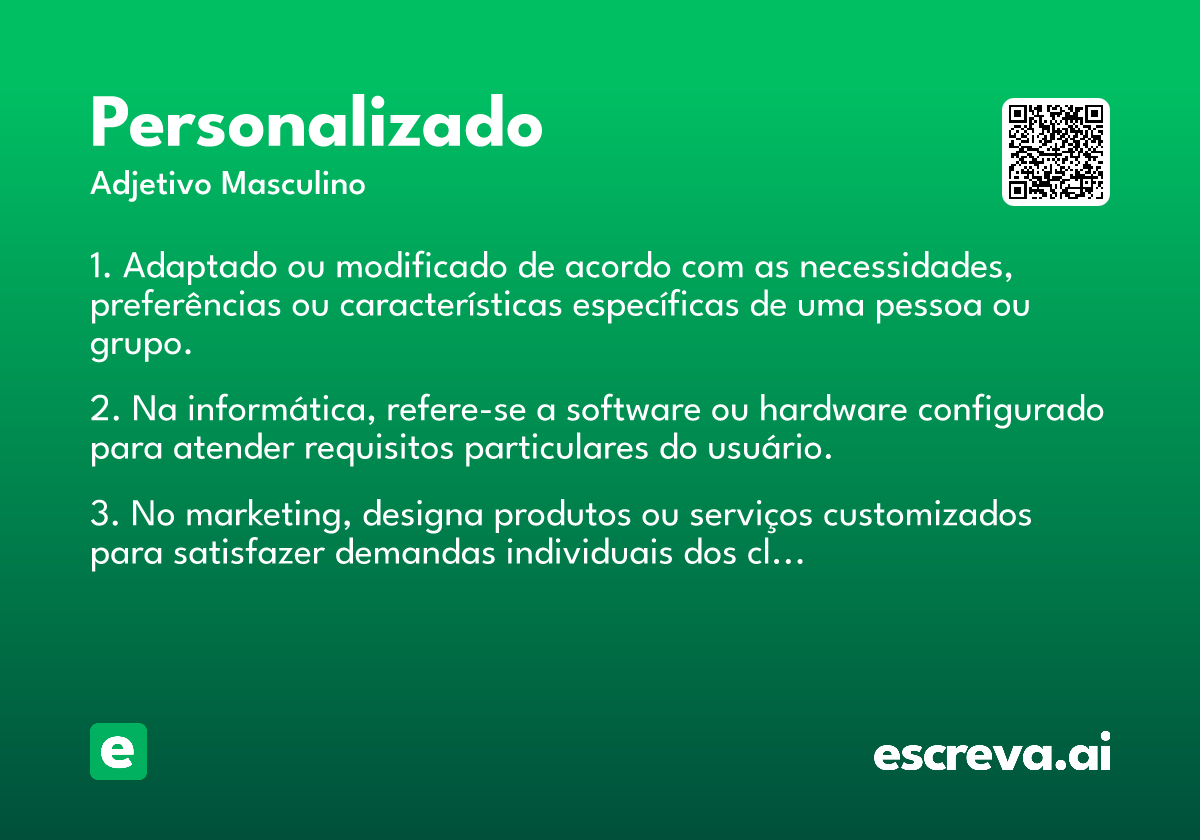 personalizado