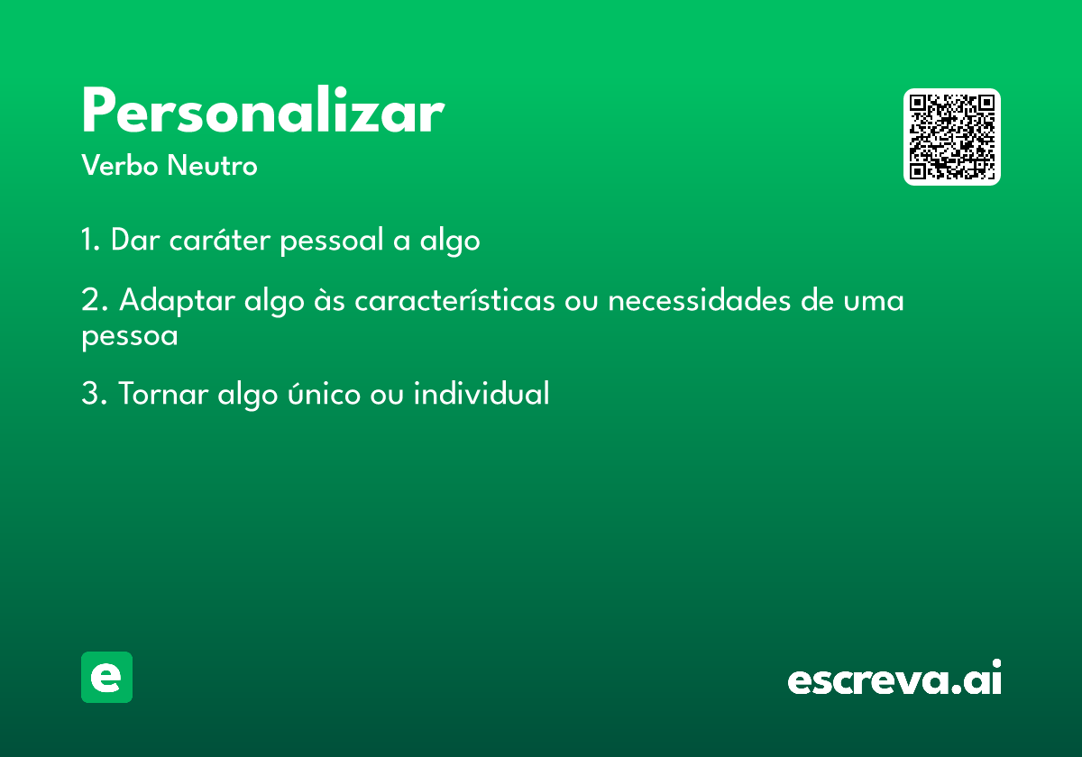 personalizar