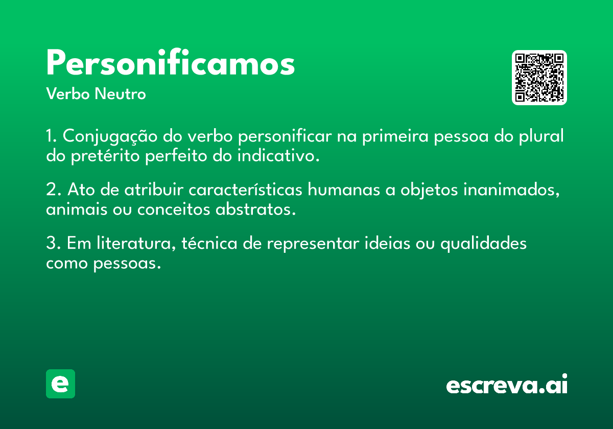 personificamos