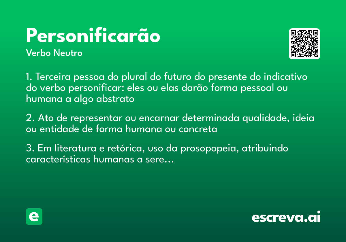 personificarão