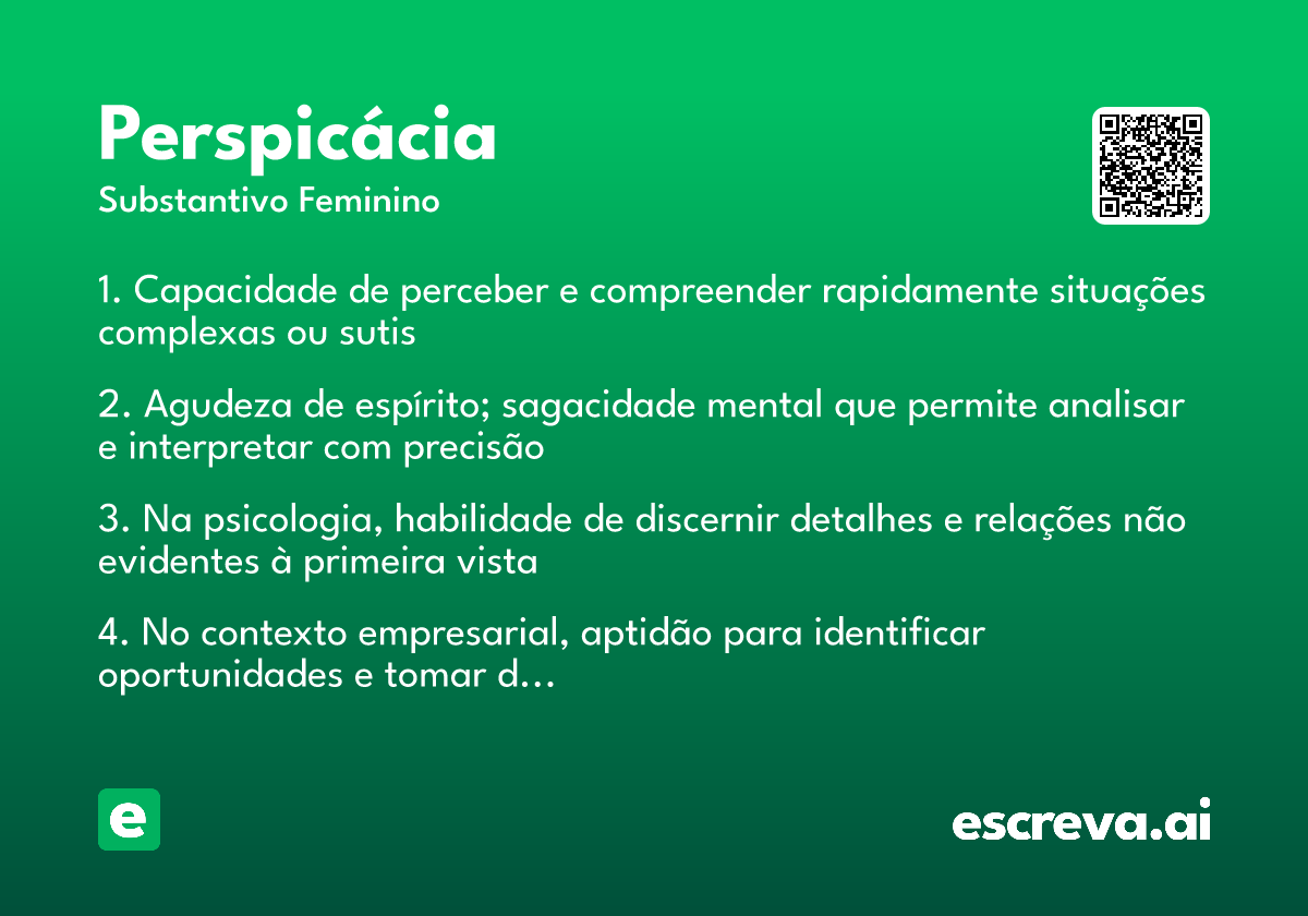 perspicácia
