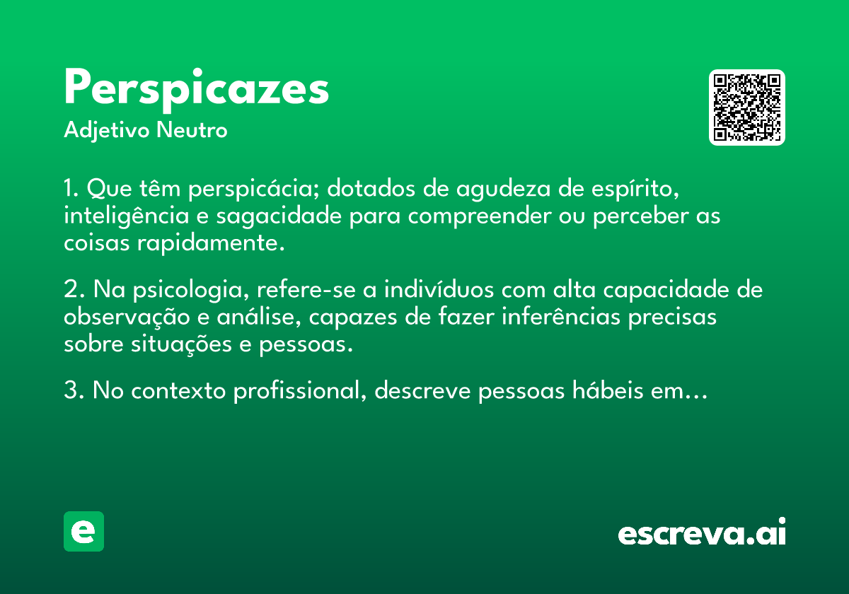 perspicazes