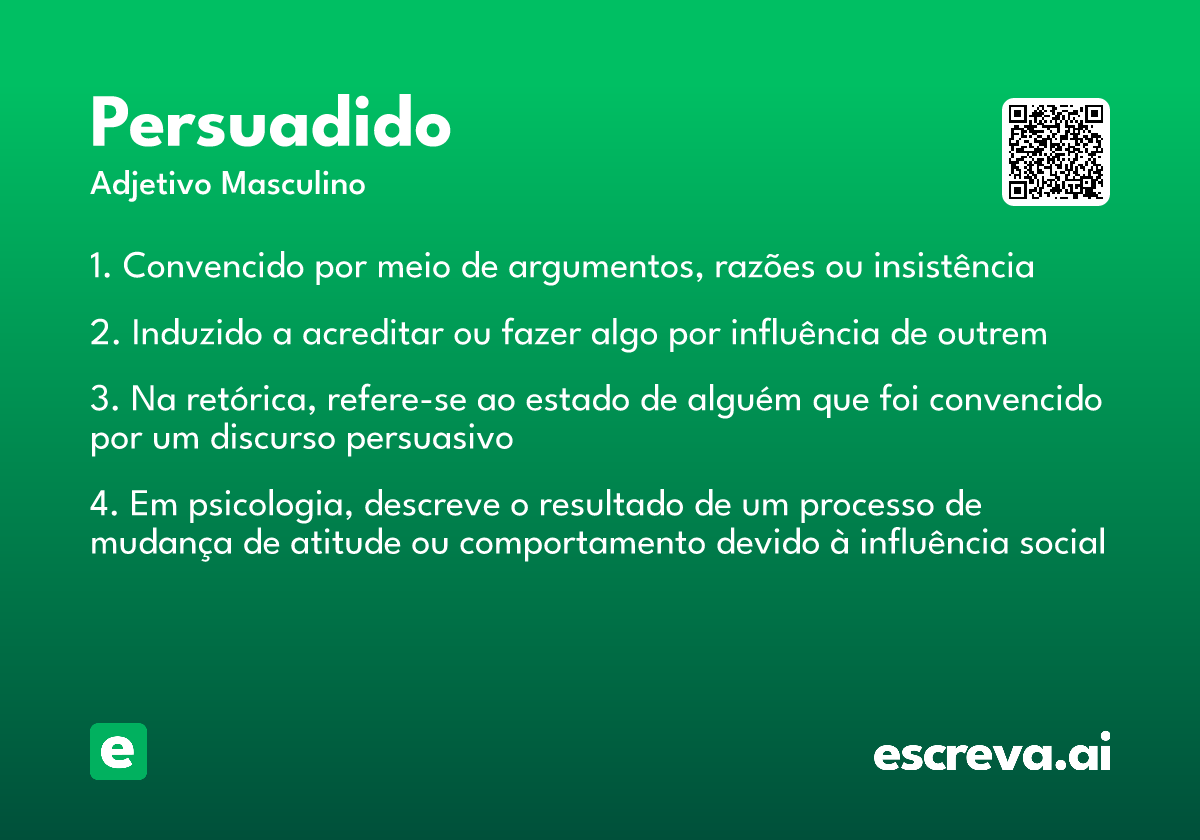persuadido