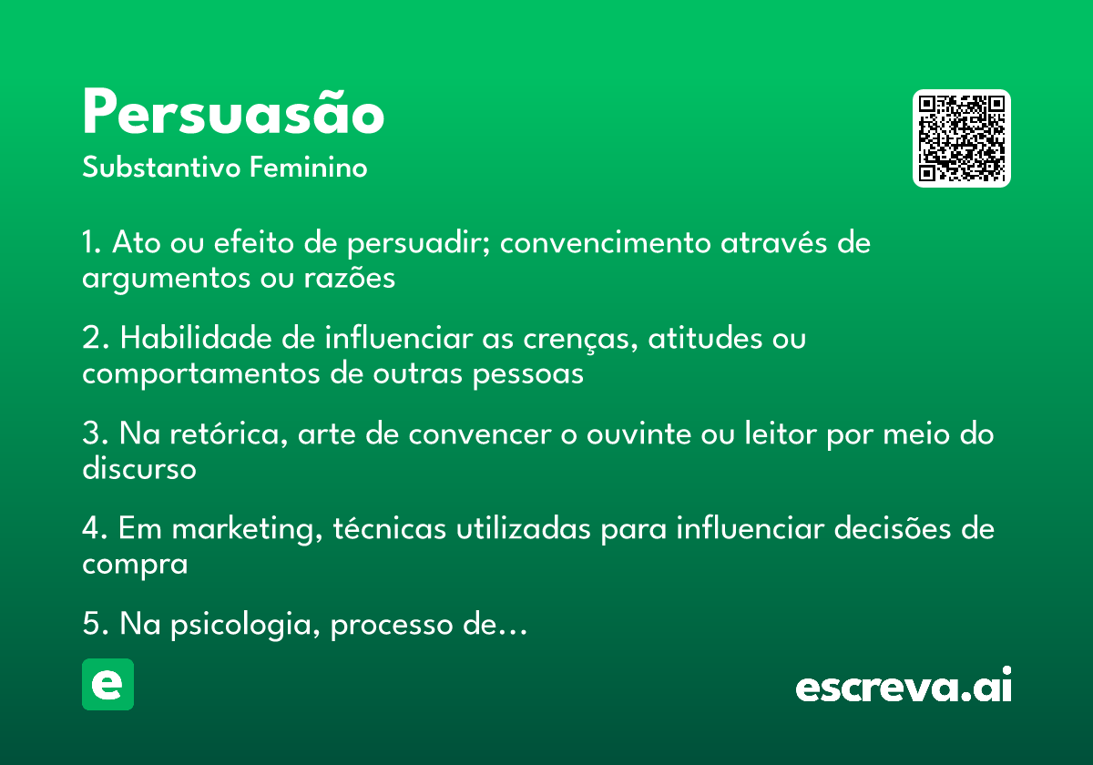 persuasão