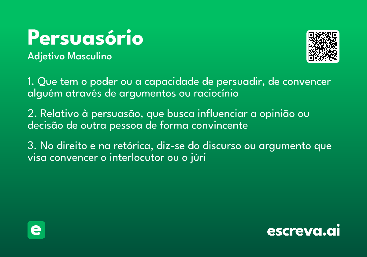 persuasório