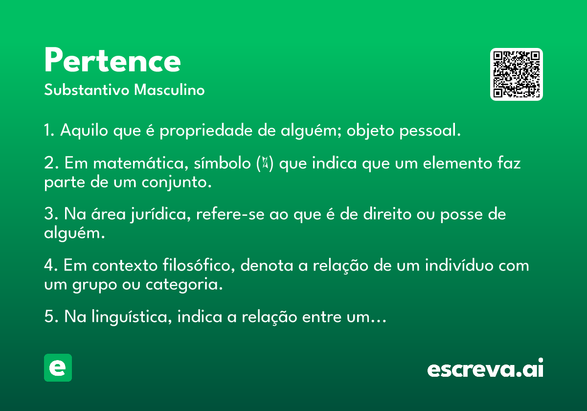 pertence