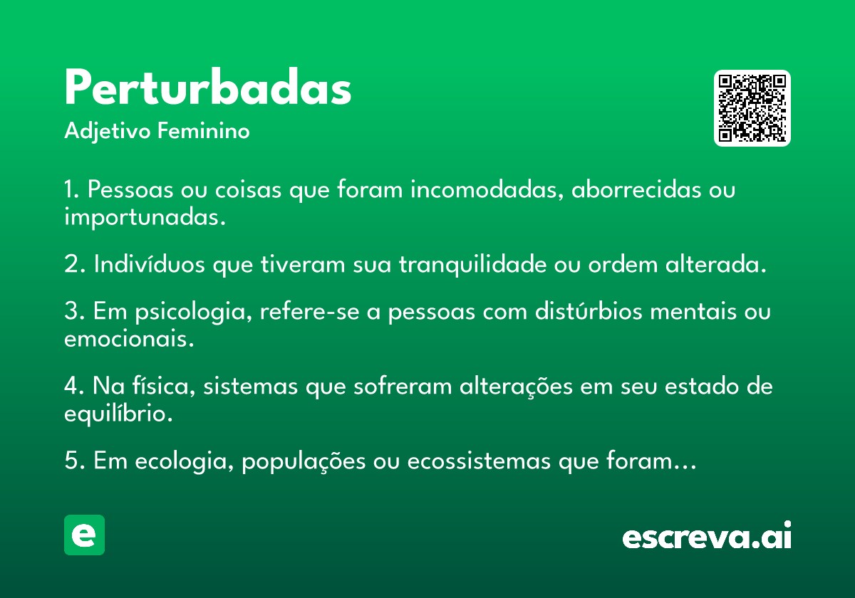perturbadas