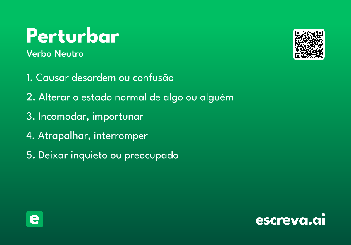 perturbar
