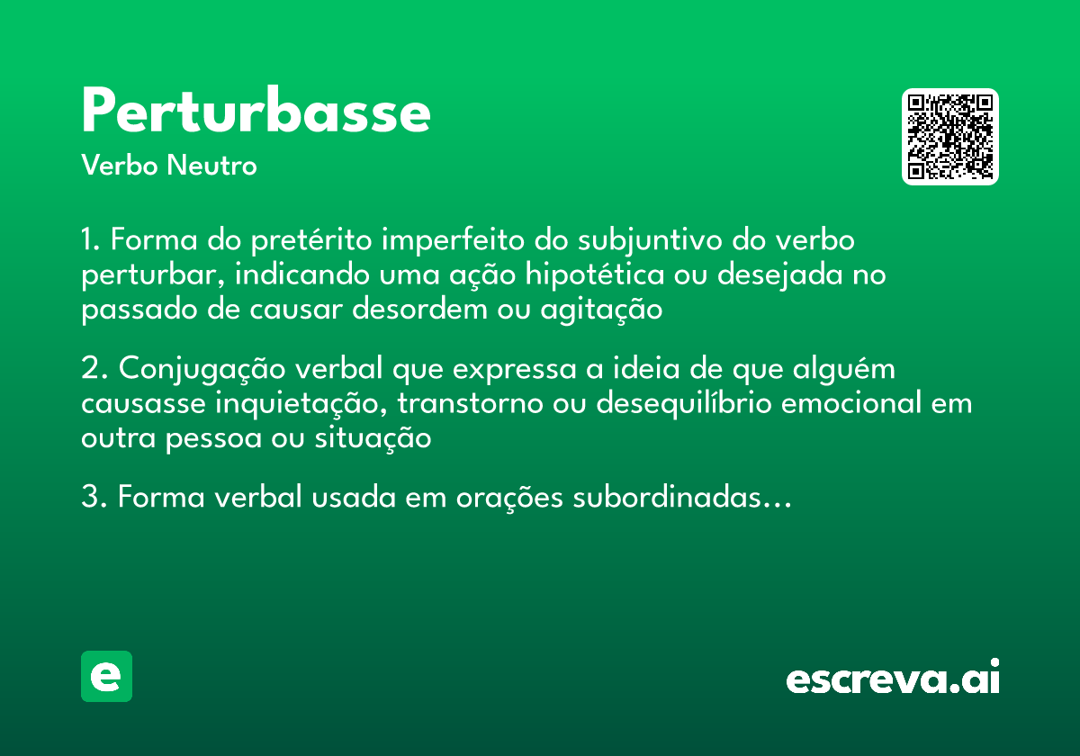 perturbasse
