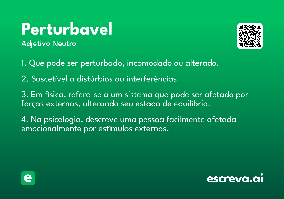 perturbavel