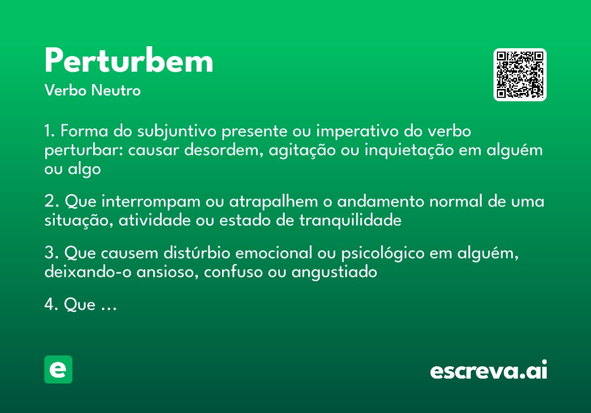 perturbem