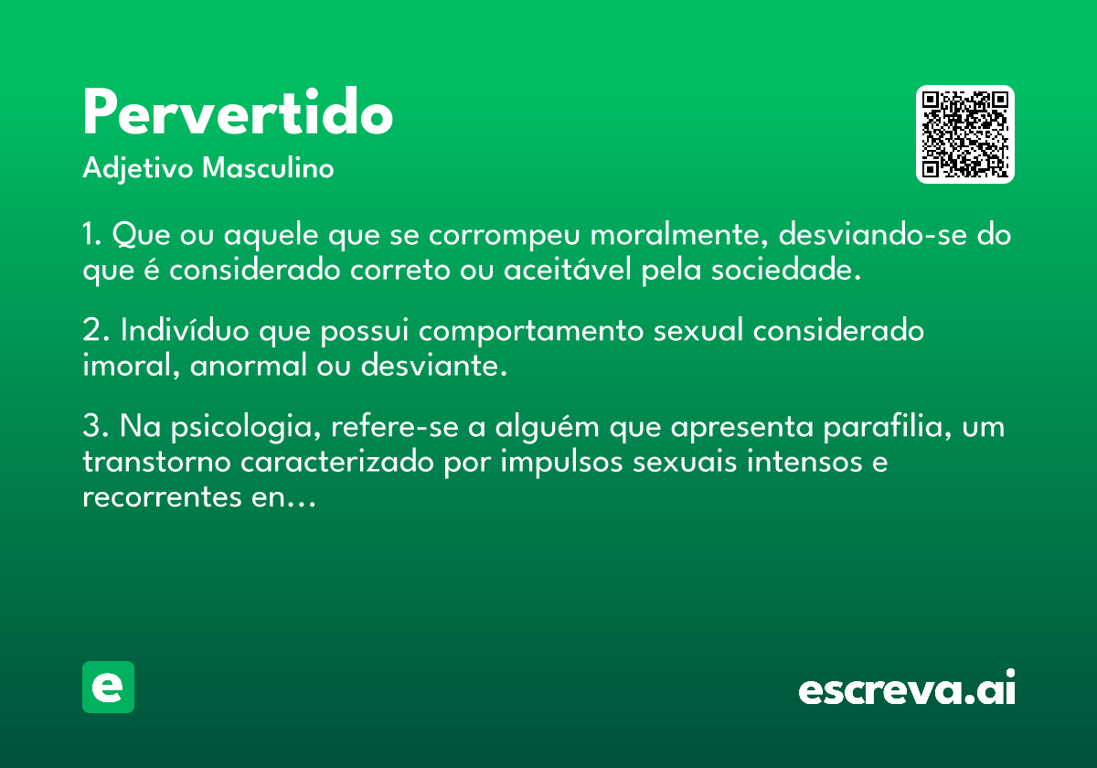 pervertido