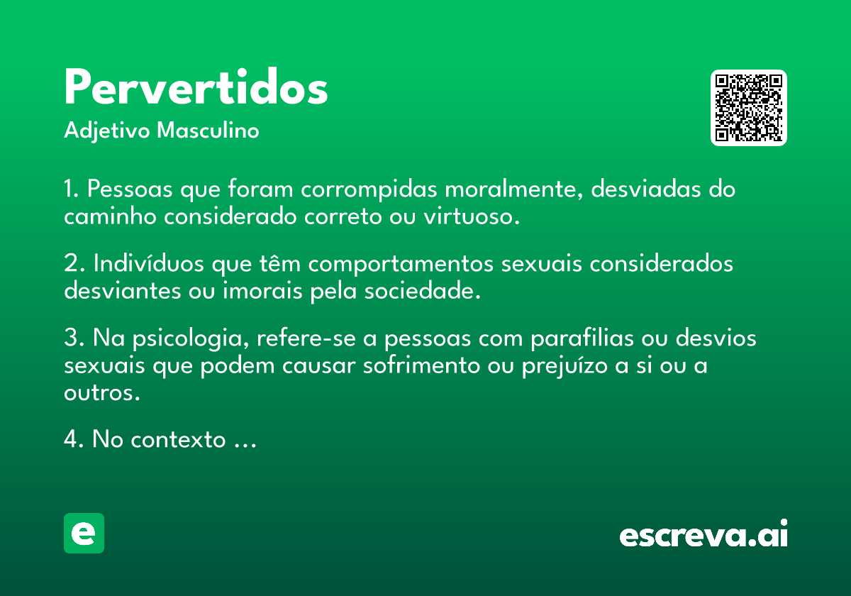 pervertidos