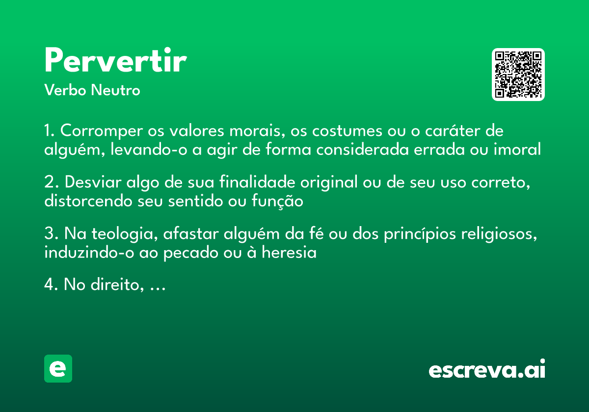 pervertir