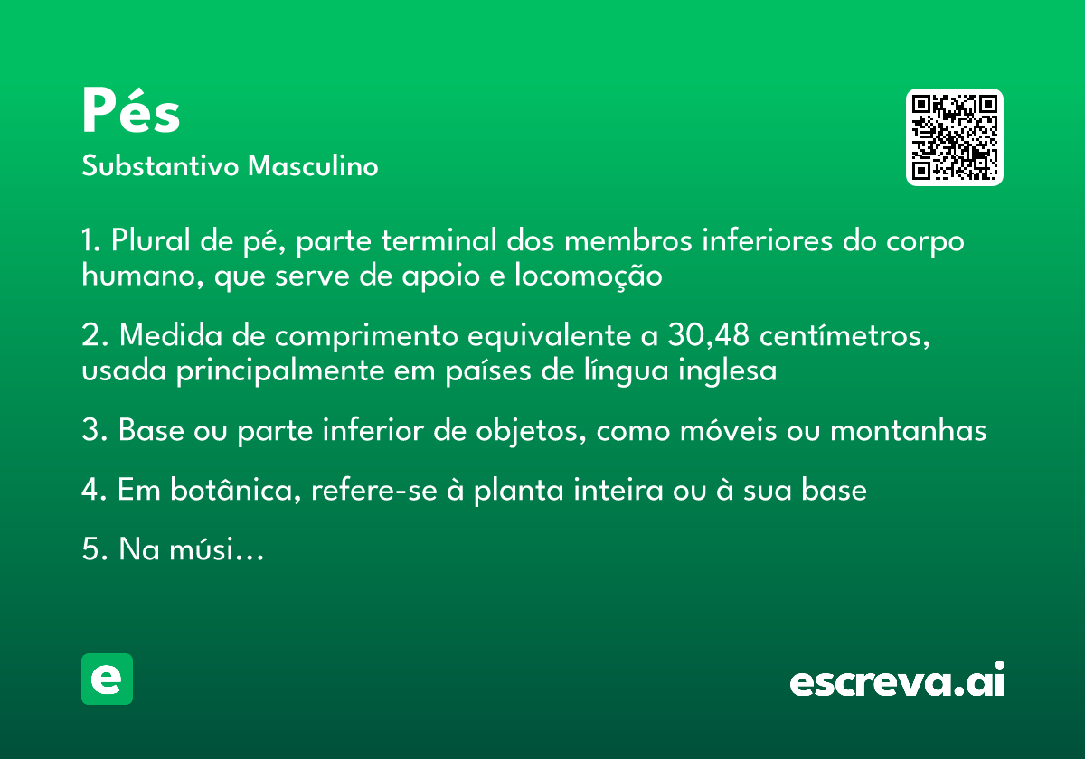 pés