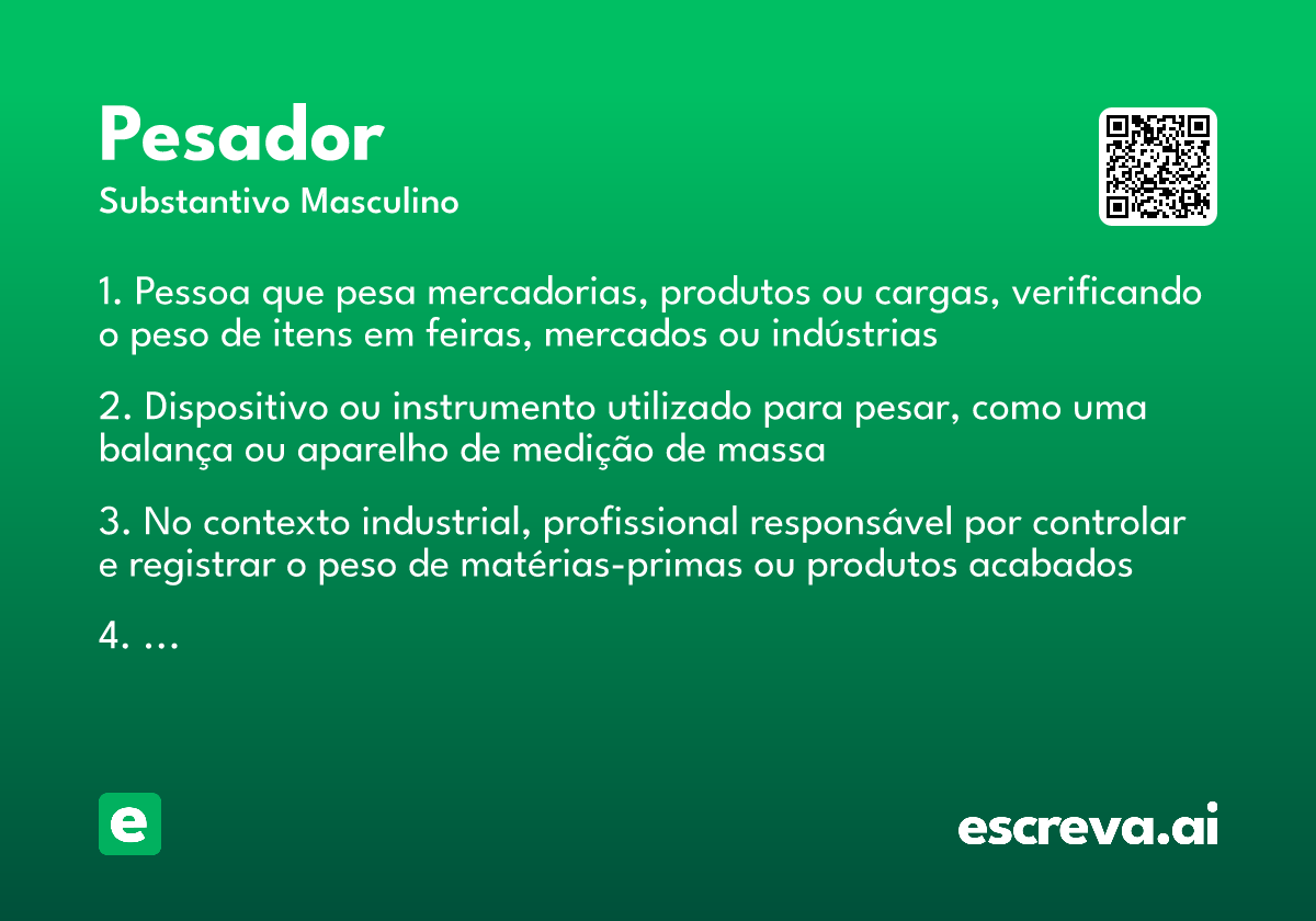pesador