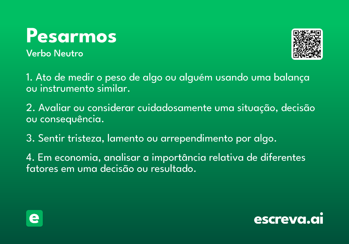 pesarmos