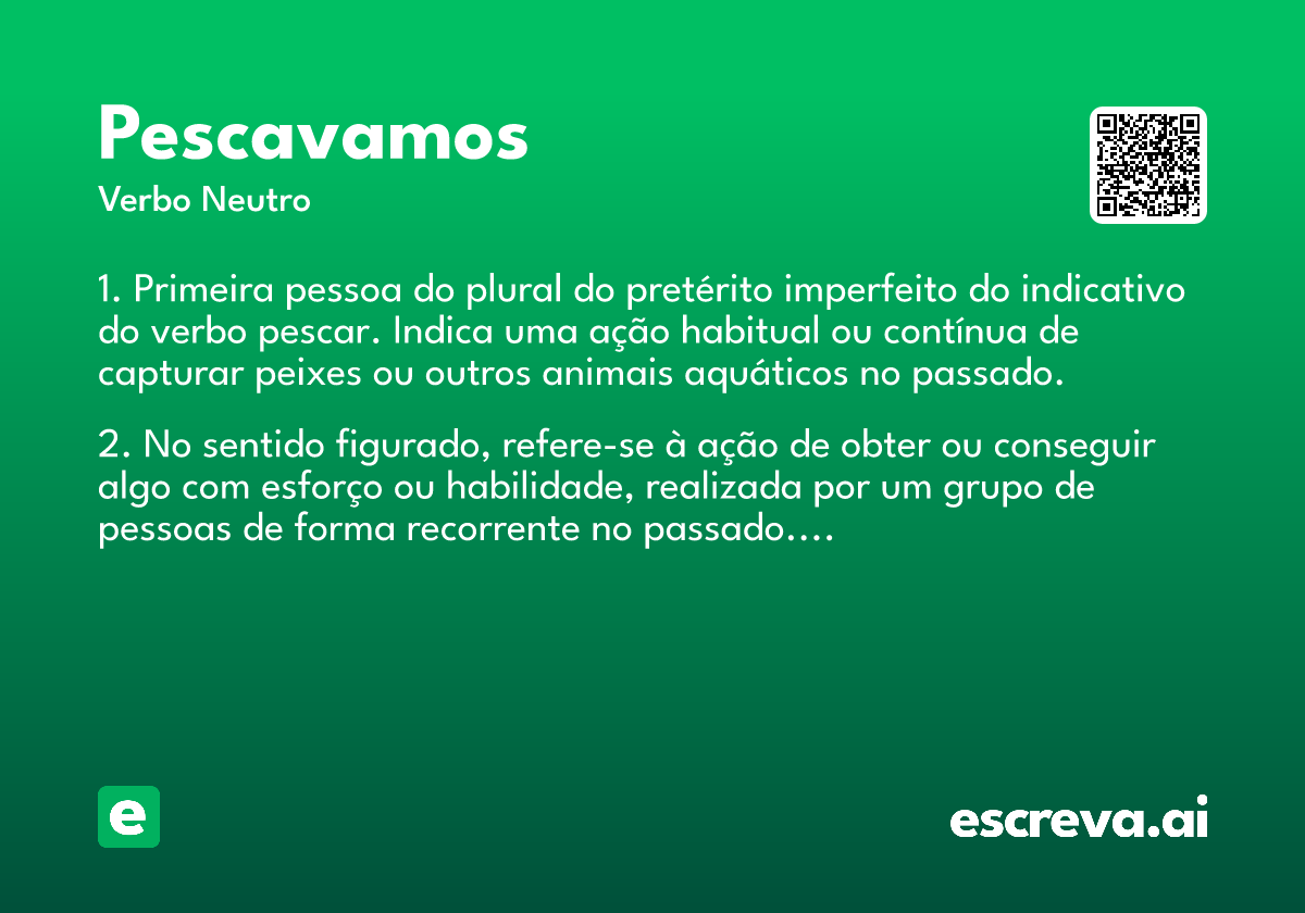 pescavamos