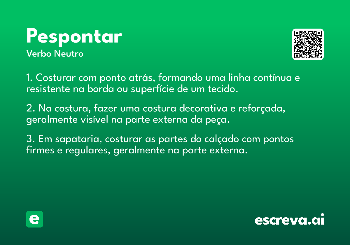 pespontar