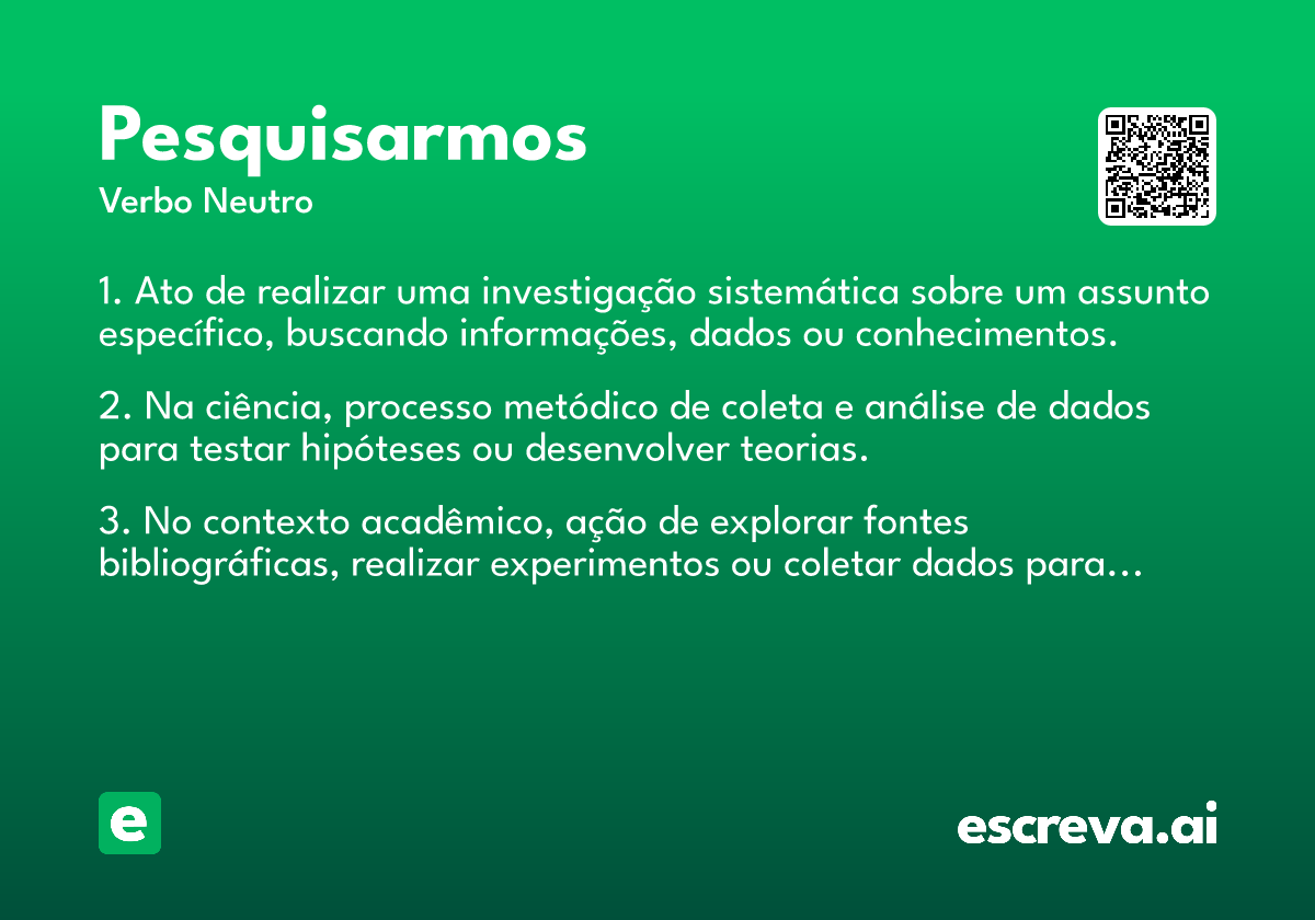 pesquisarmos