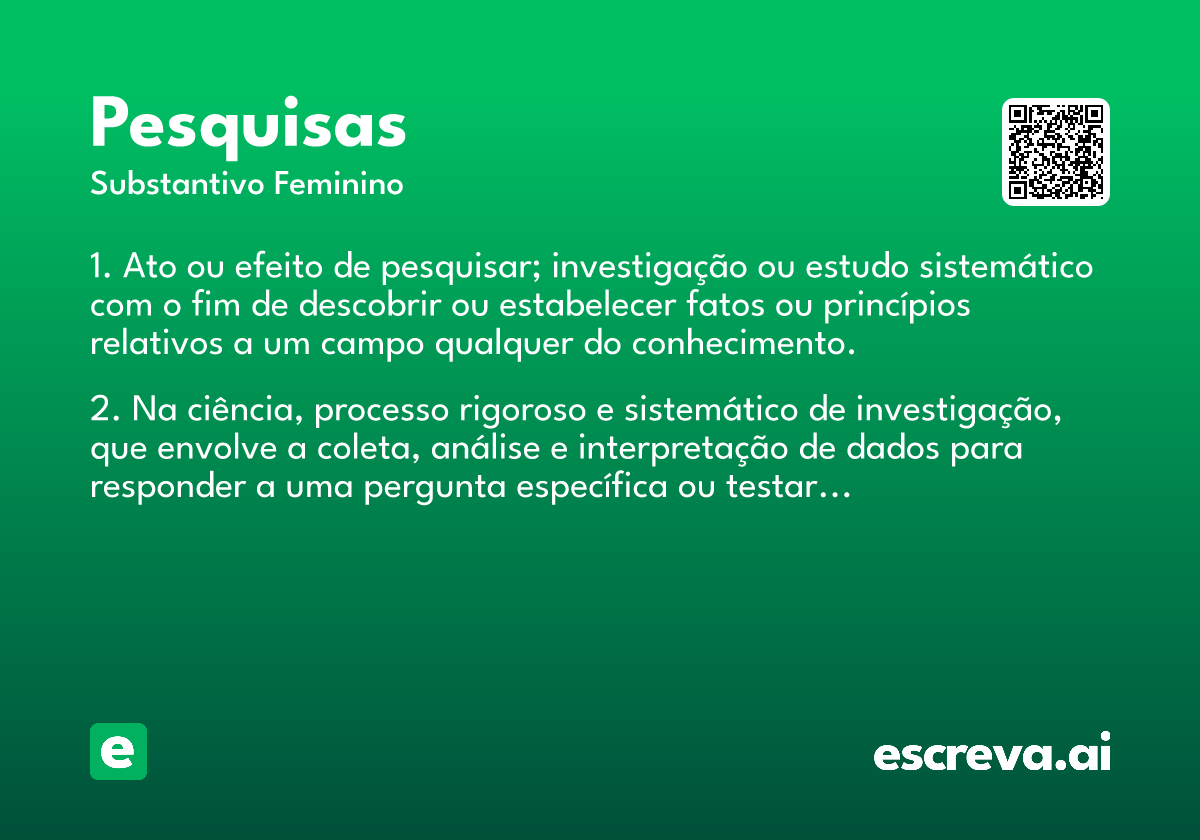pesquisas