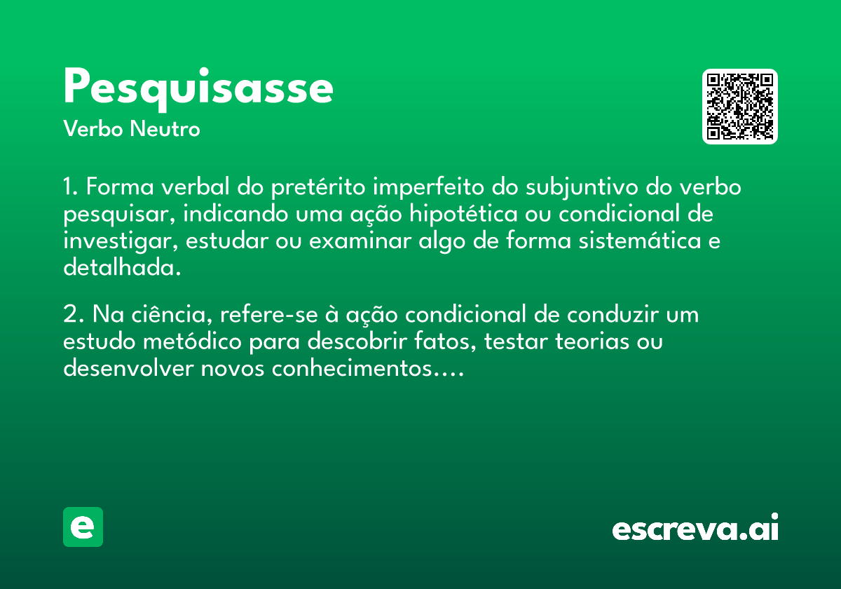 pesquisasse