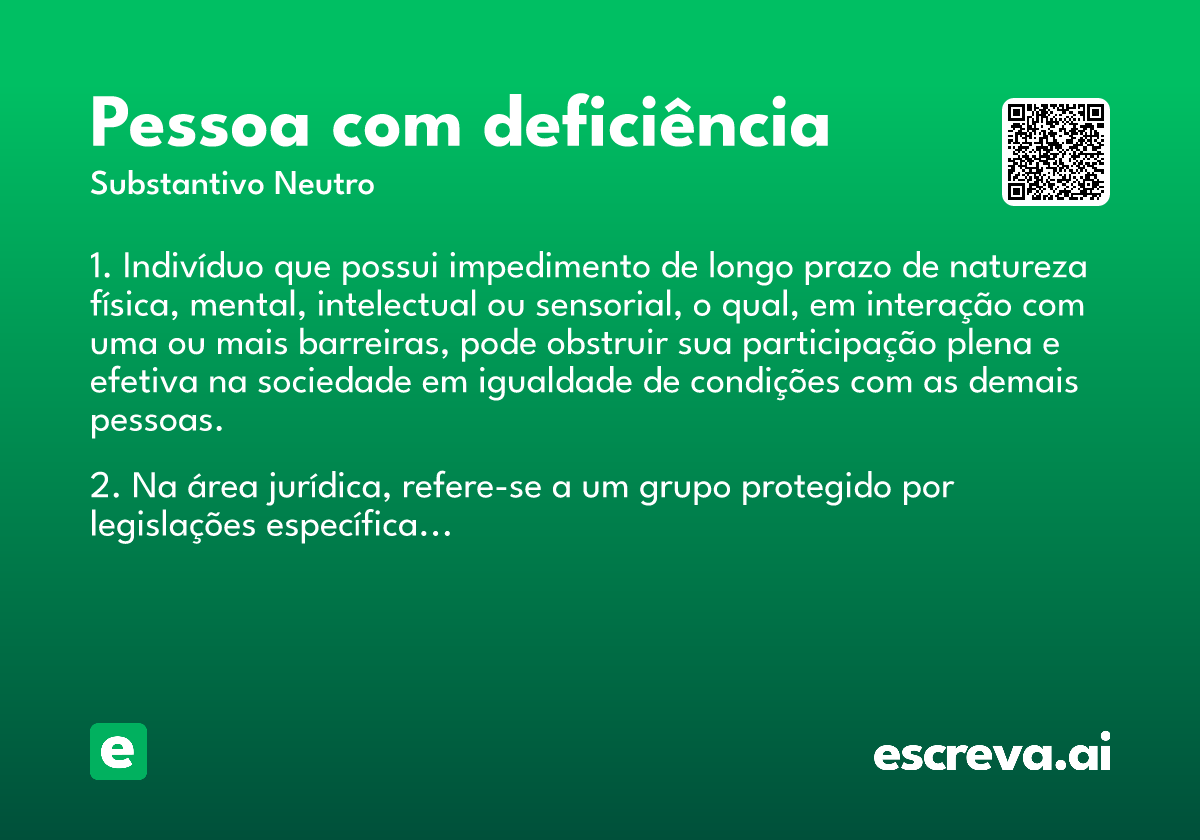 pessoa com deficiência