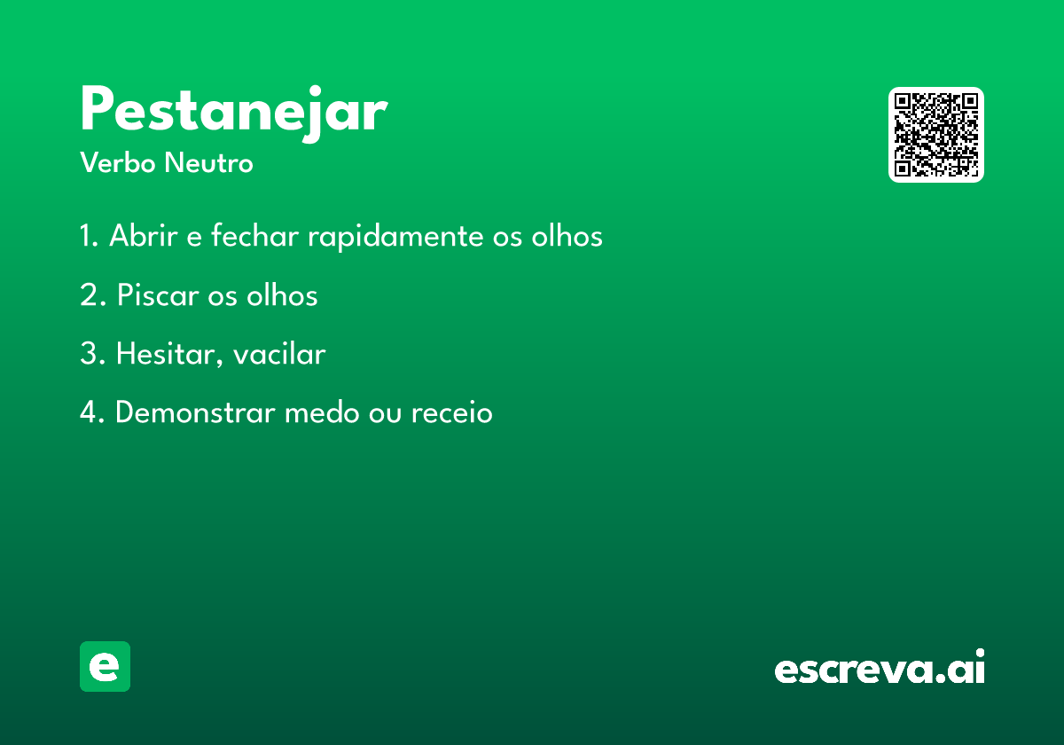 pestanejar