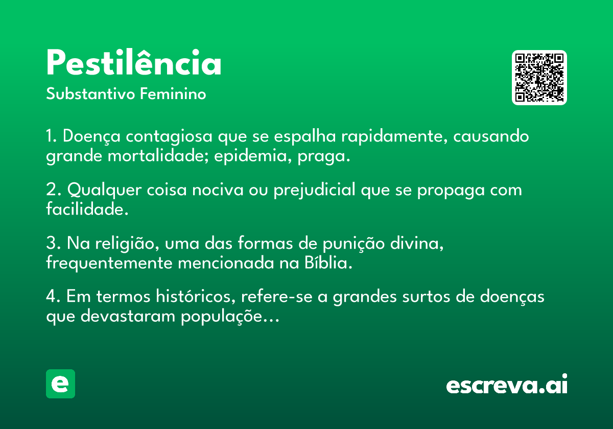 pestilência