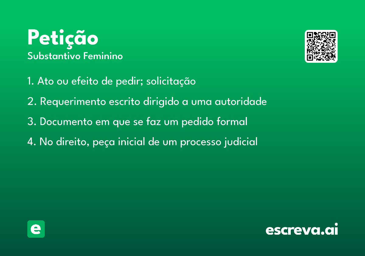 petição