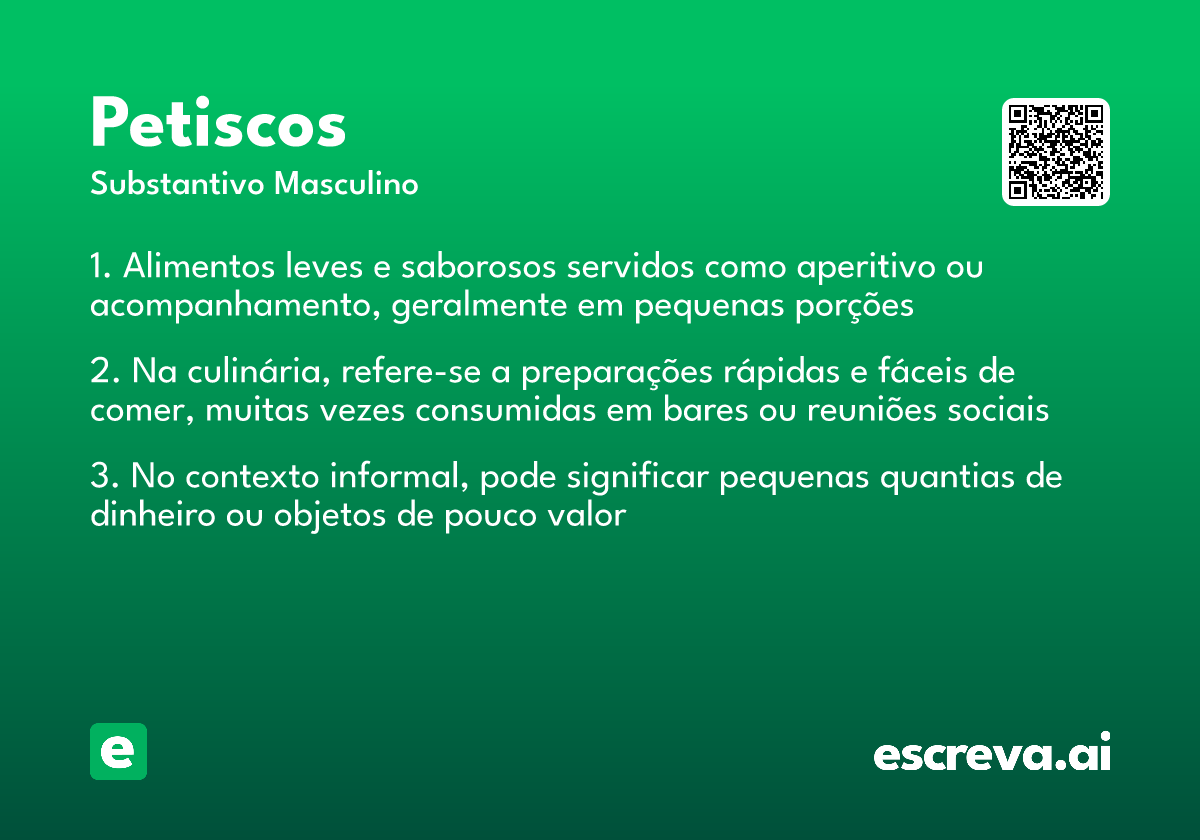 petiscos