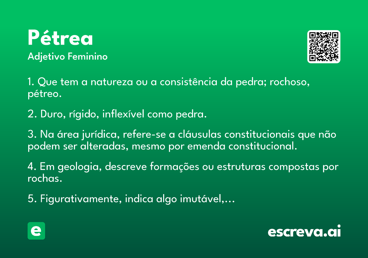 pétrea