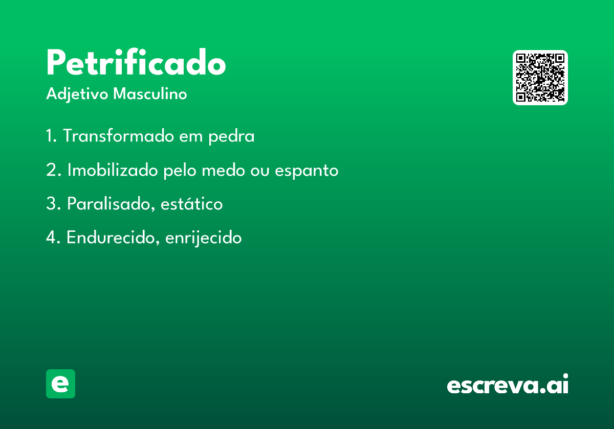 petrificado