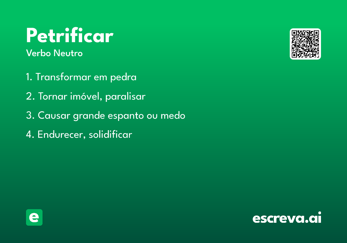 petrificar