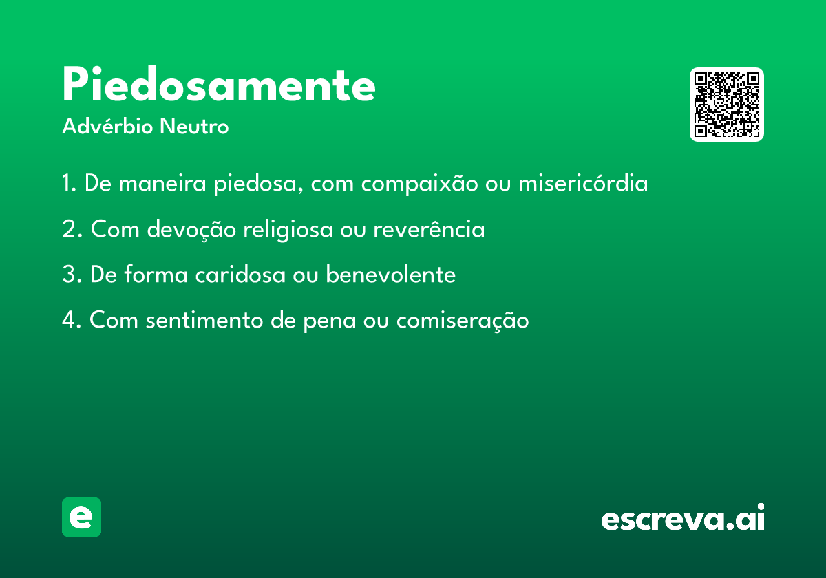 piedosamente