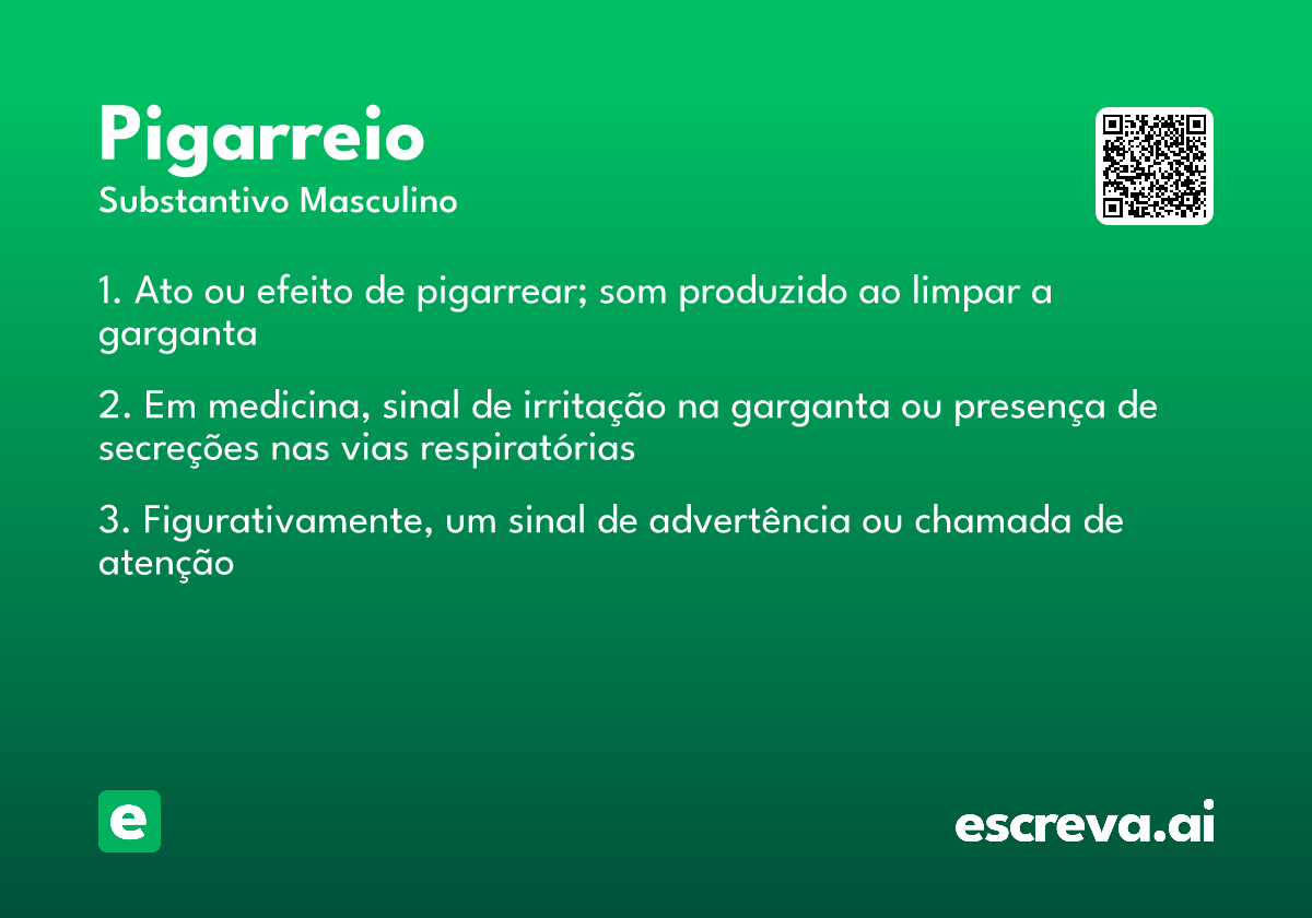 pigarreio