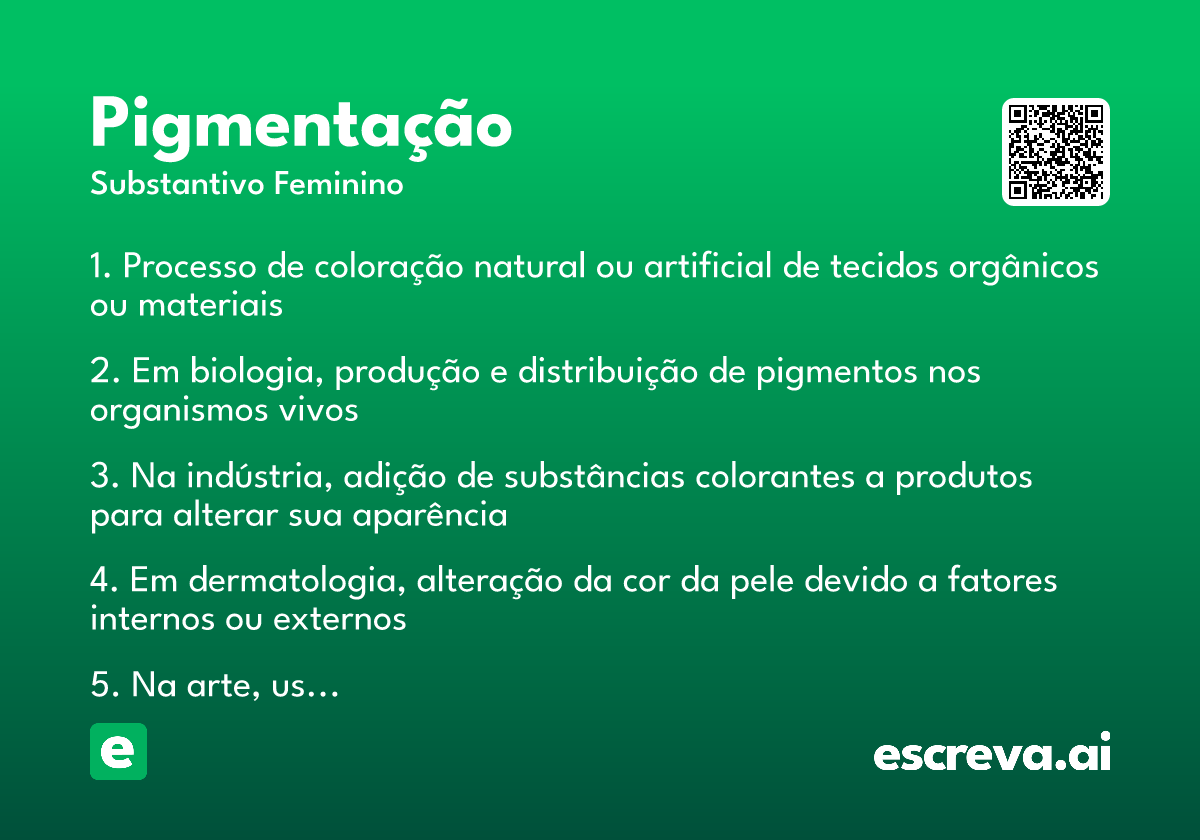 pigmentação