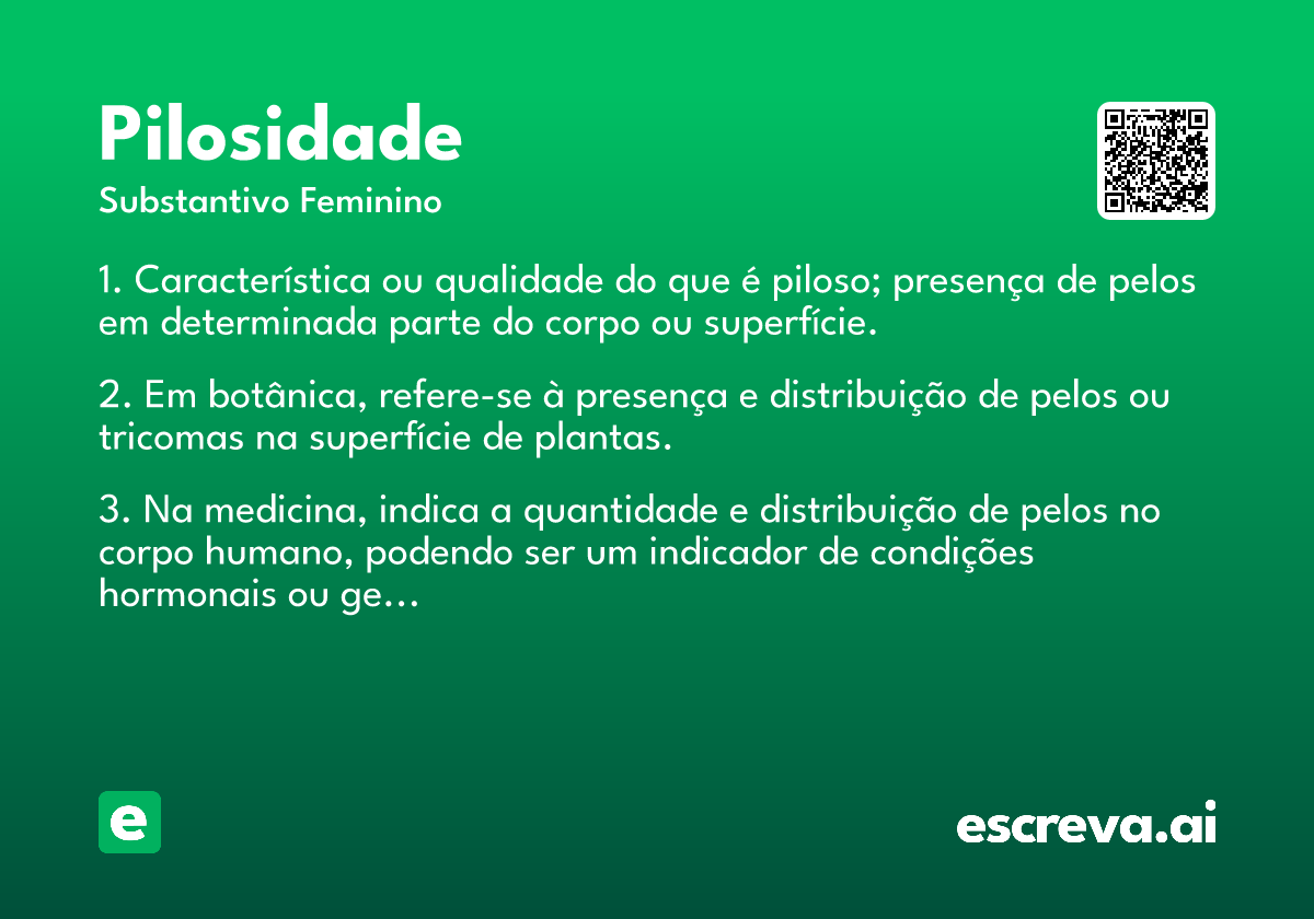 pilosidade