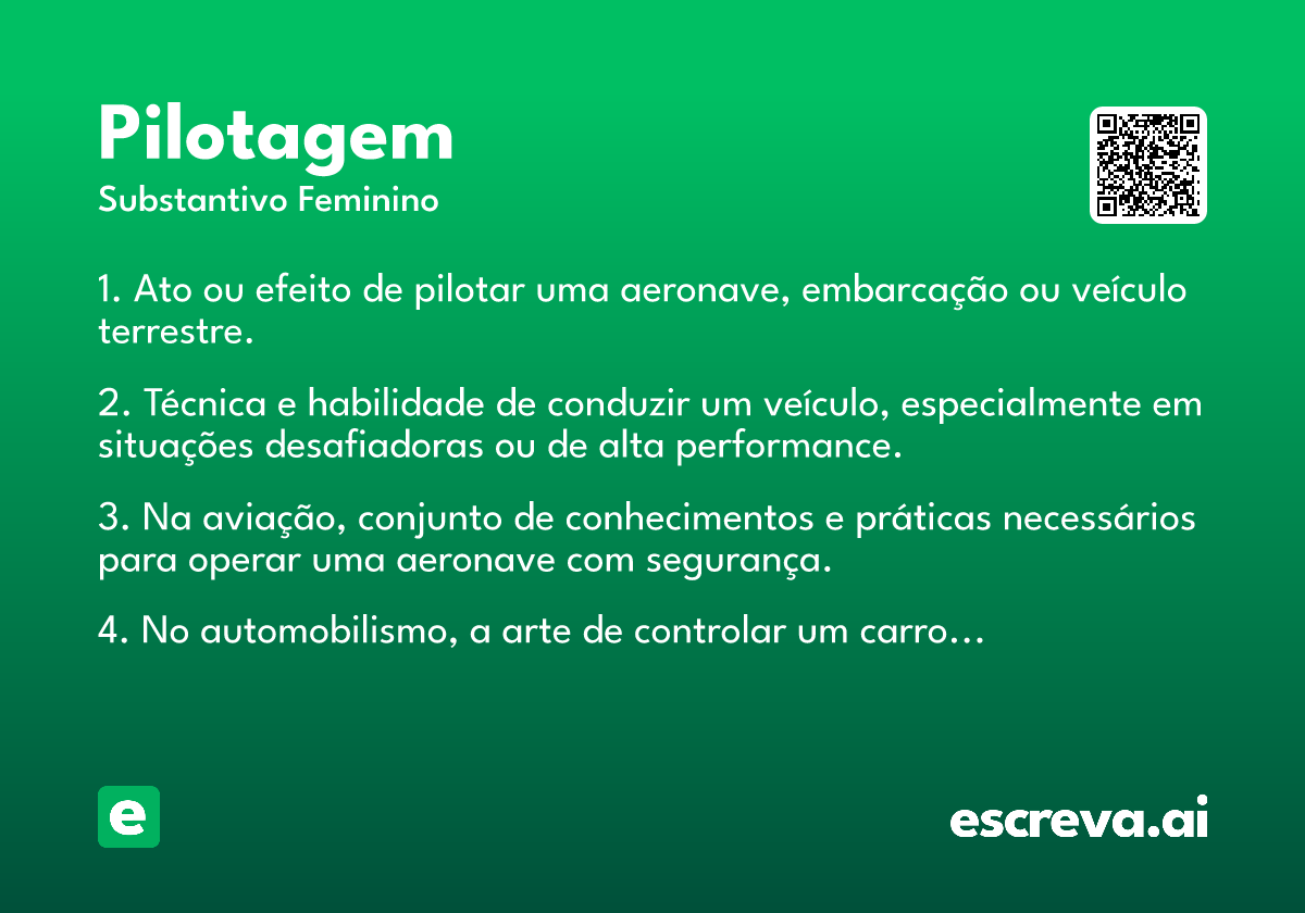 pilotagem