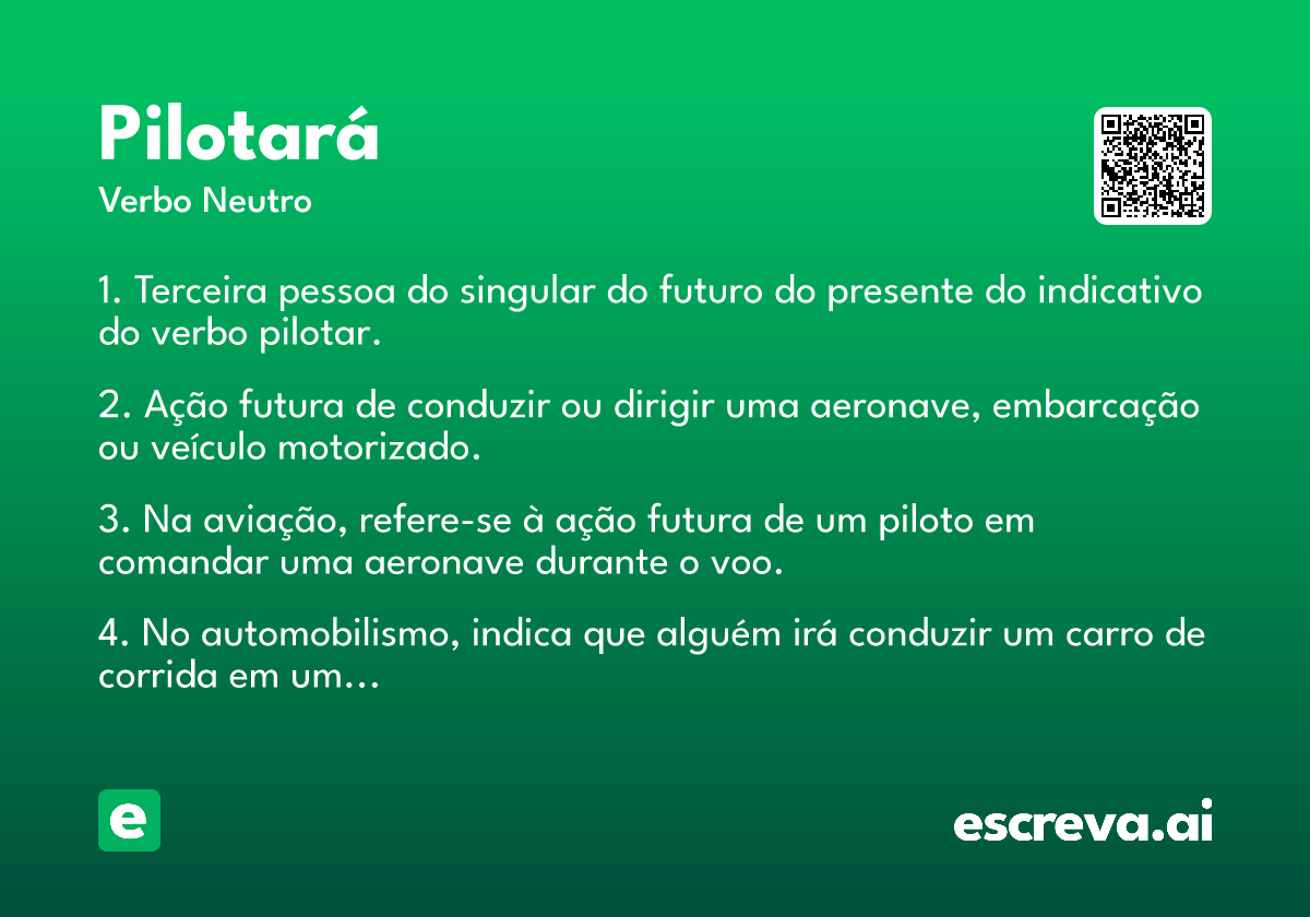 pilotará